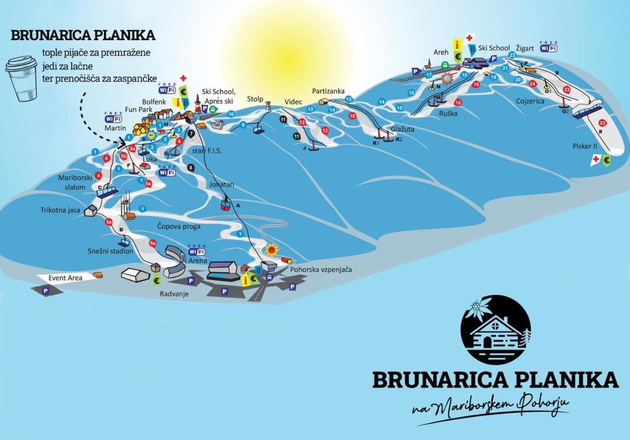 Brunarica Planika Mtb Point Maribor Eksteriør bilde
